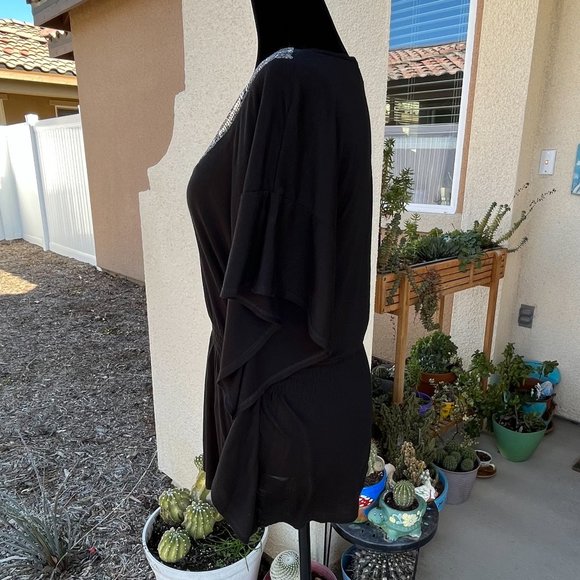 Forever 21 Black Sleeveless Blouse Women Size Small - Picture 4 of 10